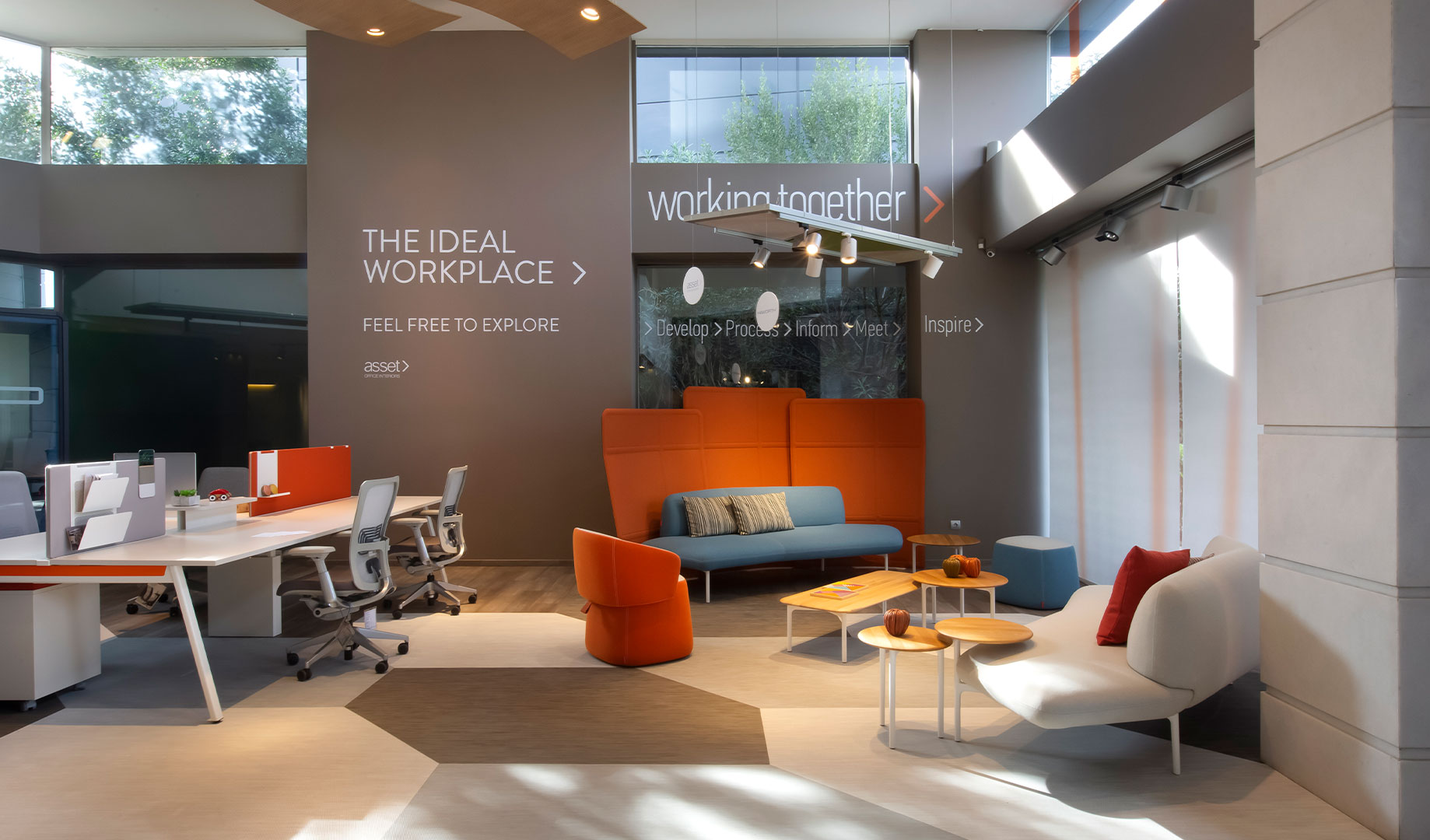 Asset Office Interiors Showroom | A&M Architects